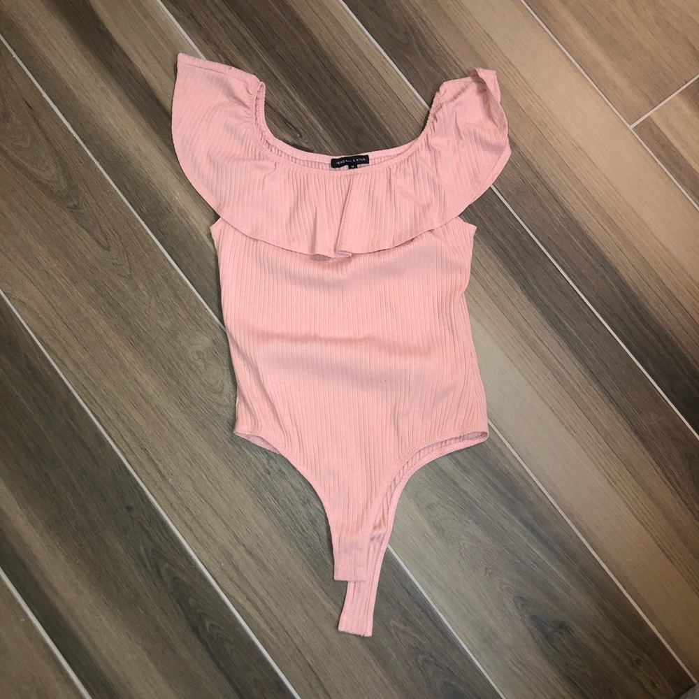 Kendall and Kylie off the shoulder bodysuit